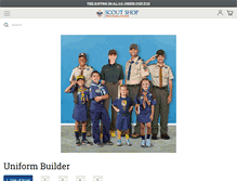 Tablet Screenshot of bsauniforms.org